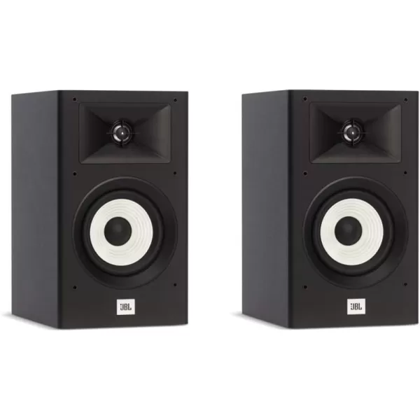 JBL Stage 120 2-Way Dual 4.5" Woofers 1" Alluminum Tweeter Bookshelf Speaker,Black