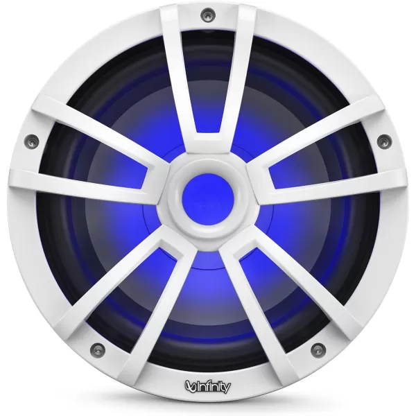 Infinity 1022MLW 10 Inch Marine RGB LED Subwoofer - White