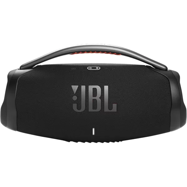 JBL Boombox 3 Black Portable Bluetooth Speaker with Massive Sound, Deepest Bass, IPX7 Waterproof, 24H Playtime, PartyBoost