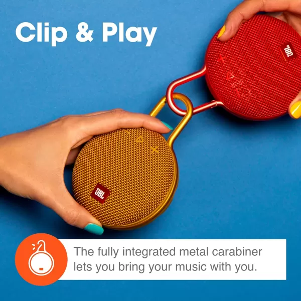 JBL Clip 3, River Teal - Waterproof, Durable &amp; Portable Bluetooth Speaker - Up to 10 Hours of Play - Includes Noise-Cancelling Speakerphone &amp; Wireless Streaming