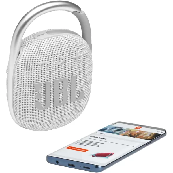 JBL Clip 4 - Portable Mini Bluetooth Speaker, big audio and punchy bass, integrated carabiner, IP67 waterproof and dustproof, 10 hours of playtime, speaker for home, outdoor and travel 