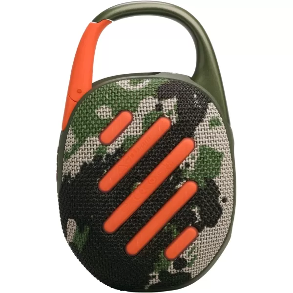 JBL Clip 5 - Ultra-Portable, Waterproof &amp; Dustproof Bluetooth Speaker, Big Pro Sound with punchy bass, Integrated carabiner, Up to 12 Hours of Play, Made in part with recycled materials 