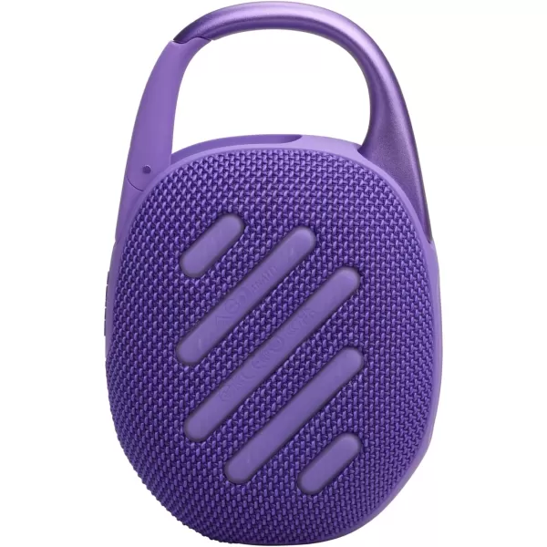 JBL Clip 5 - Ultra-Portable, Waterproof &amp; Dustproof Bluetooth Speaker, Big Pro Sound with punchy bass, Integrated carabiner, Up to 12 Hours of Play, Made in part with recycled materials 