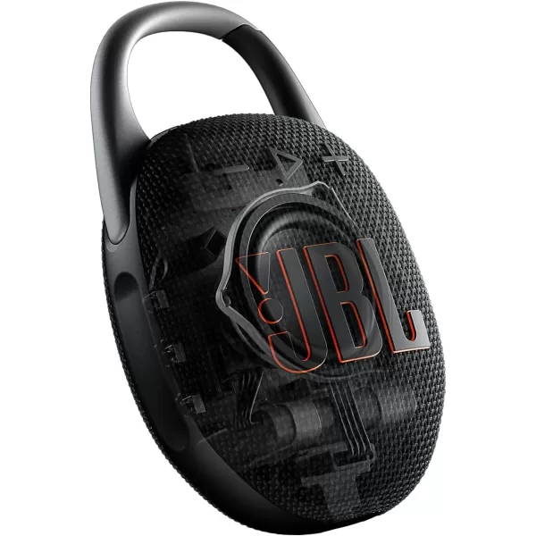 JBL Clip 5 - Ultra-Portable, Waterproof &amp; Dustproof Bluetooth Speaker, Big Pro Sound with punchy bass, Integrated carabiner, Up to 12 Hours of Play, Made in part with recycled materials 