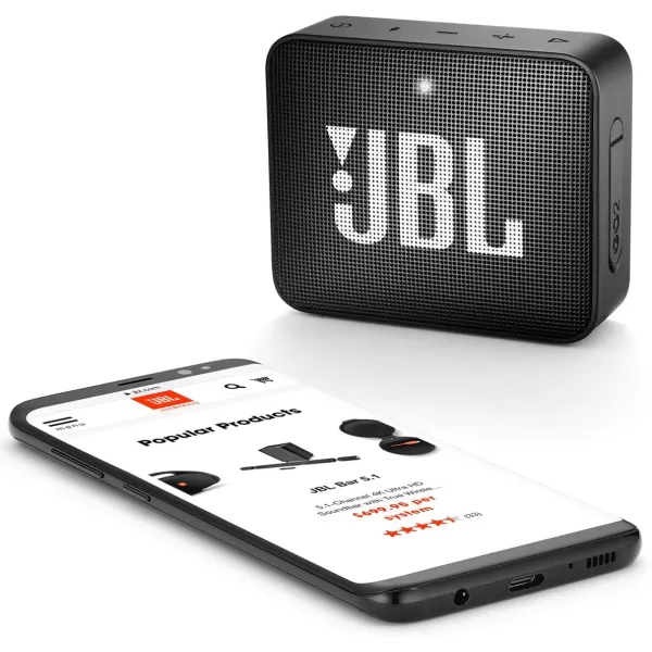 JBL GO2 - Waterproof Ultra Portable Bluetooth Speaker - Cyan