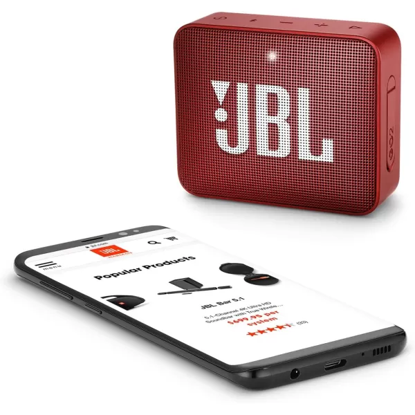 JBL GO2 - Waterproof Ultra Portable Bluetooth Speaker - Cyan