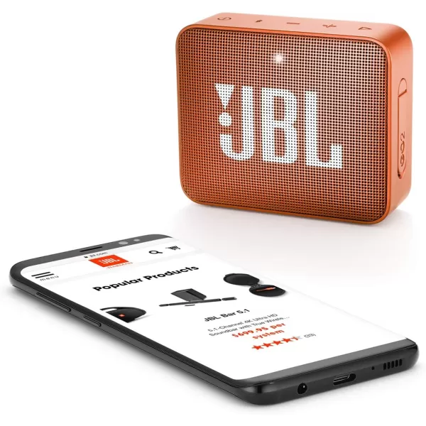 JBL GO2 - Waterproof Ultra Portable Bluetooth Speaker - Cyan