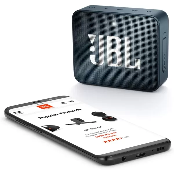 JBL GO2 - Waterproof Ultra Portable Bluetooth Speaker - Cyan