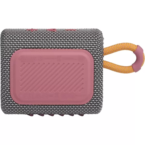 JBL Go 3: Portable Speaker with Bluetooth, Built-in Battery, Waterproof and Dustproof Feature - Black