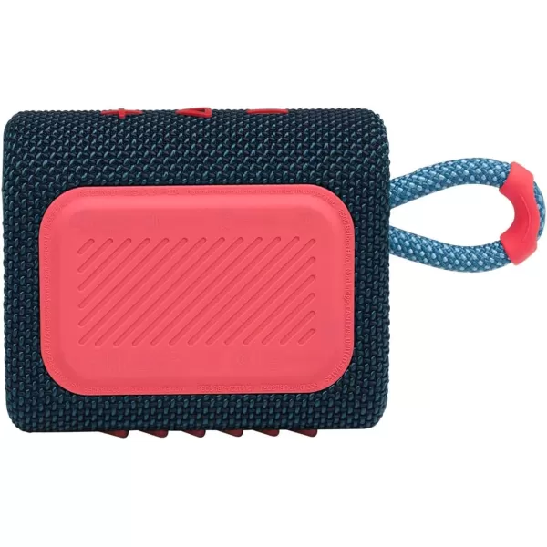 JBL Go 3: Portable Speaker with Bluetooth, Built-in Battery, Waterproof and Dustproof Feature - Black