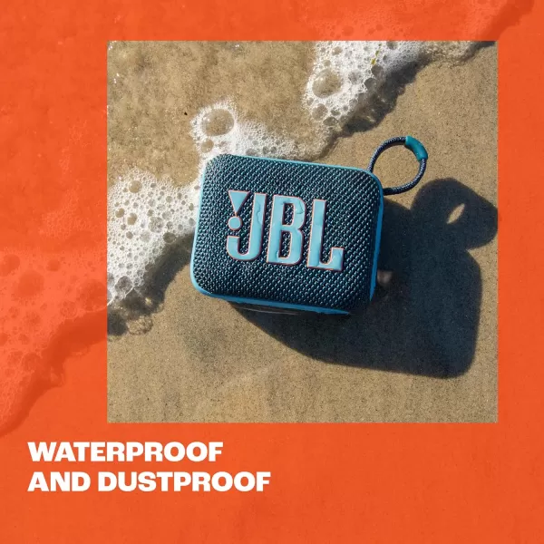 JBL Go 4 - Ultra-Portable, Waterproof and Dustproof Bluetooth Speaker, Big Pro Sound with punchy bass, 7-Hour Built-in Battery, Made in part with recycled materials 