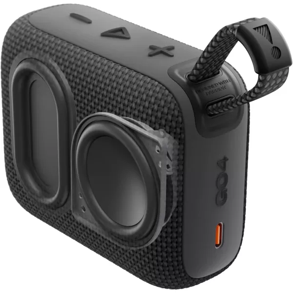 JBL Go 4 - Ultra-Portable, Waterproof and Dustproof Bluetooth Speaker, Big Pro Sound with punchy bass, 7-Hour Built-in Battery, Made in part with recycled materials 