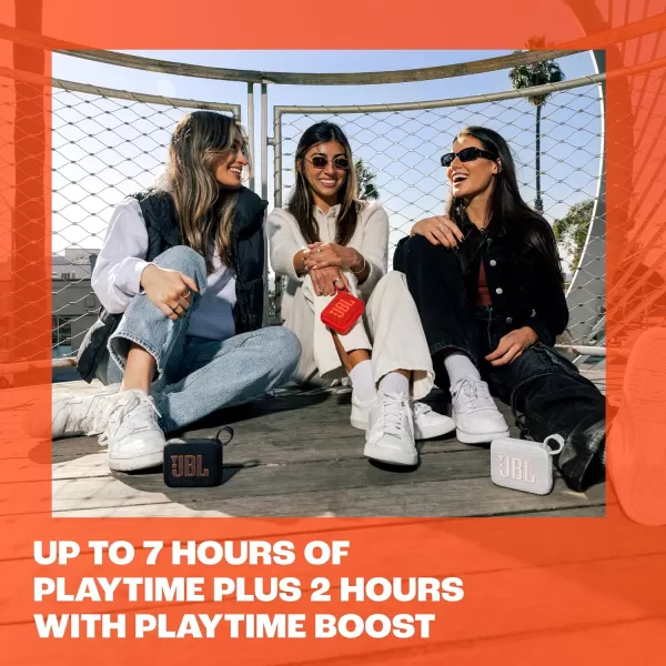 JBL Go 4 - Ultra-Portable, Waterproof and Dustproof Bluetooth Speaker, Big Pro Sound with punchy bass, 7-Hour Built-in Battery, Made in part with recycled materials 