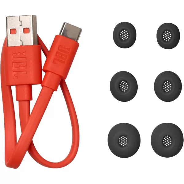 JBL Live Buds 3 - True wireless noise-cancelling bud-type earbuds, 40Hrs total playback, Wireless Charging, 6 Mics for perfect calls, Multi-point connection, IP55 waterproof and dustproof 
