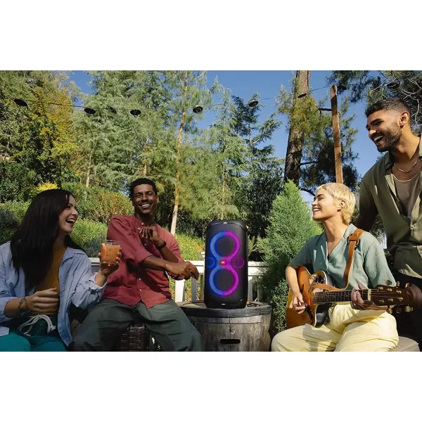 JBL PartyBox 110 - Portable Party Speaker with Built-in Lights, Powerful Sound and deep bass, Black