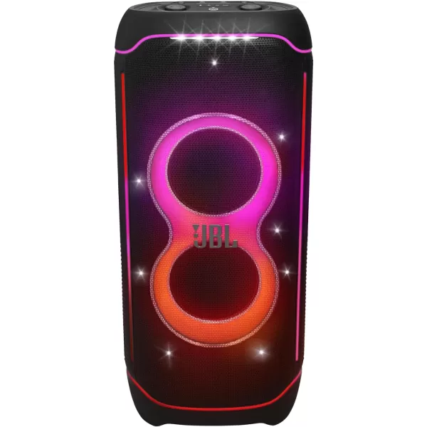 JBL Partybox Ultimate - Multi Purpose Party Speaker, with Wi-fi &amp; Bluetooth Connectivity, Wireless, Lightshow, IPx4 Slashproof, Dual Mic &amp; Guitar Inputs, Handle &amp; Sturdy Wheels, Black