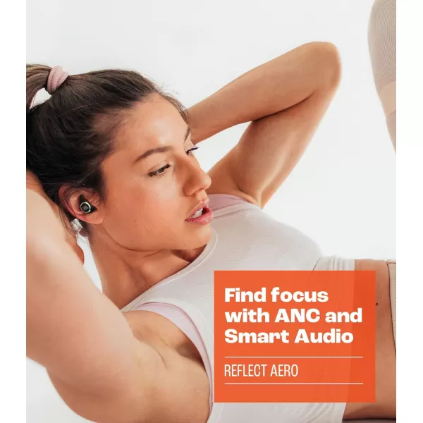 JBL Refect Aero - True wireless Noise Cancelling active earbuds, 6 mics for perfect calls with VoiceAware, Extreme dustproof &amp; waterproof, Comfortable, secure fit, 24hr with fast-charging 