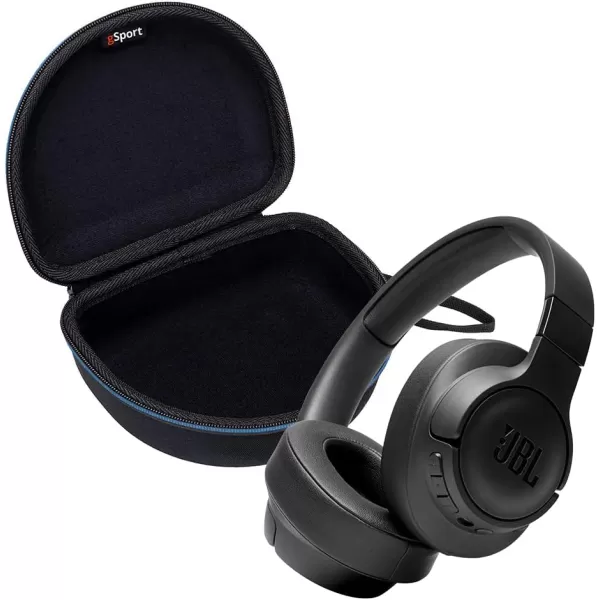 JBL Tune 760NC - Lightweight, Foldable Over-Ear Wireless Headphones with Active Noise Cancellation - Blue, Medium