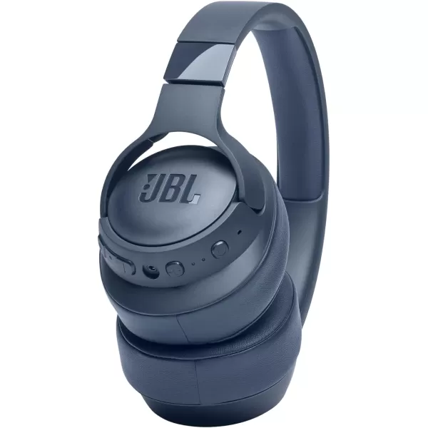 JBL Tune 760NC - Lightweight, Foldable Over-Ear Wireless Headphones with Active Noise Cancellation - Blue, Medium