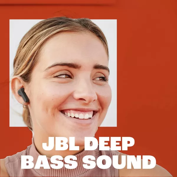 JBL Vibe Beam - True Wireless JBL Deep Bass Sound Earbuds, Bluetooth 5.2, Water &amp; Dust Resistant, Hands-free call with VoiceAware, Up to 32 hours of battery life 