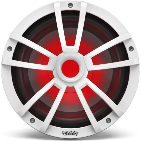 Infinity 1022MLW 10 Inch Marine RGB LED Subwoofer - White