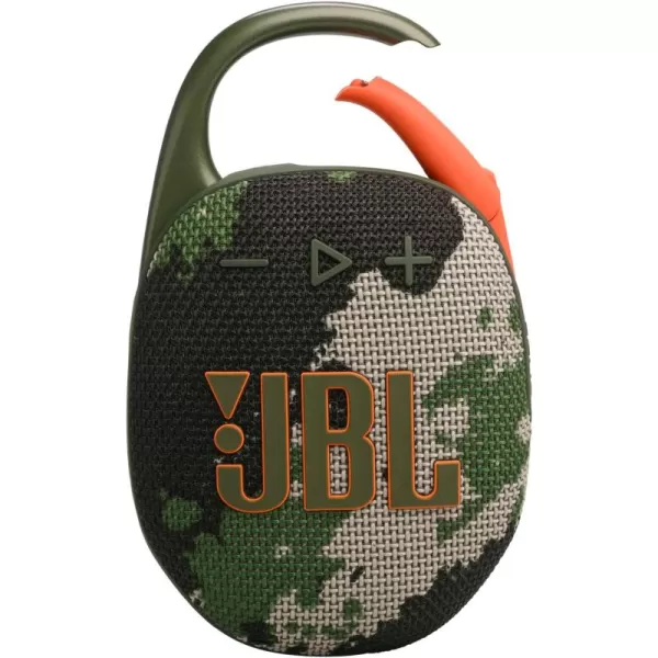 JBL Clip 5 - Ultra-Portable, Waterproof &amp; Dustproof Bluetooth Speaker, Big Pro Sound with punchy bass, Integrated carabiner, Up to 12 Hours of Play, Made in part with recycled materials 