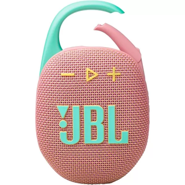 JBL Clip 5 - Ultra-Portable, Waterproof &amp; Dustproof Bluetooth Speaker, Big Pro Sound with punchy bass, Integrated carabiner, Up to 12 Hours of Play, Made in part with recycled materials 
