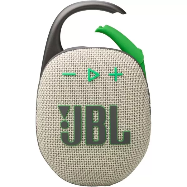 JBL Clip 5 - Ultra-Portable, Waterproof &amp; Dustproof Bluetooth Speaker, Big Pro Sound with punchy bass, Integrated carabiner, Up to 12 Hours of Play, Made in part with recycled materials 