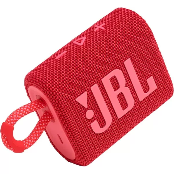 JBL Go 3: Portable Speaker with Bluetooth, Built-in Battery, Waterproof and Dustproof Feature - Black