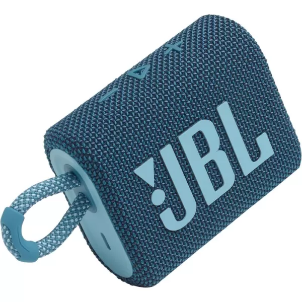 JBL Go 3: Portable Speaker with Bluetooth, Built-in Battery, Waterproof and Dustproof Feature - Black
