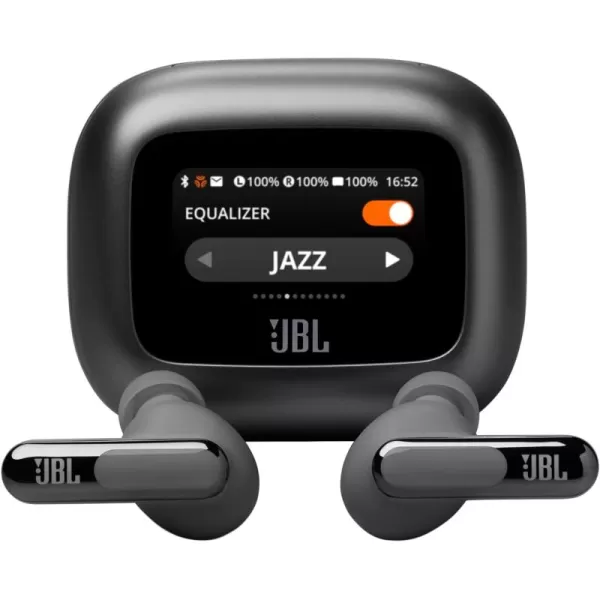 JBL Live Beam 3 - True wireless noise-cancelling closed-stick earbuds, 48Hrs total playback, Wireless Charging, 6 Mics for perfect calls, Multi-point connection, IP55 waterproof and dustproof 