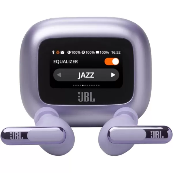JBL Live Beam 3 - True wireless noise-cancelling closed-stick earbuds, 48Hrs total playback, Wireless Charging, 6 Mics for perfect calls, Multi-point connection, IP55 waterproof and dustproof 