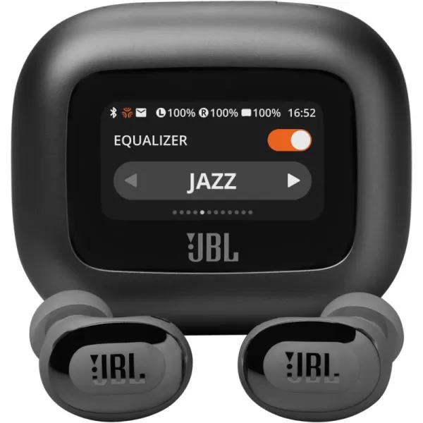 JBL Live Buds 3 - True wireless noise-cancelling bud-type earbuds, 40Hrs total playback, Wireless Charging, 6 Mics for perfect calls, Multi-point connection, IP55 waterproof and dustproof 