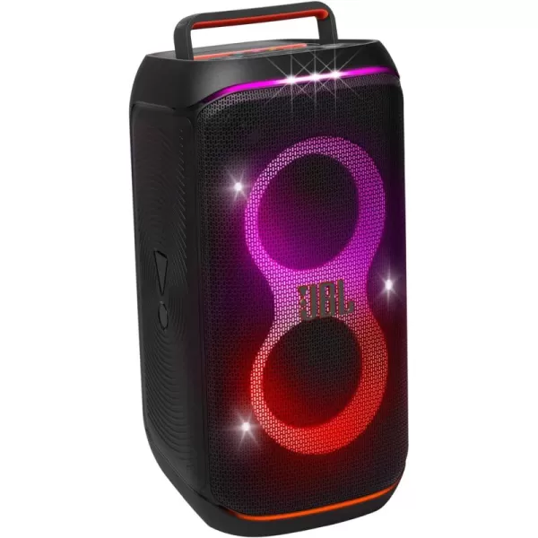 JBL PartyBox Club 120 - Portable Party Speaker with Foldable Handle, Powerful JBL Pro Sound, Futuristic lightshow, Up to 12 Hours of Play time, Splash Proof, Dual Mic &amp; Guitar Inputs 