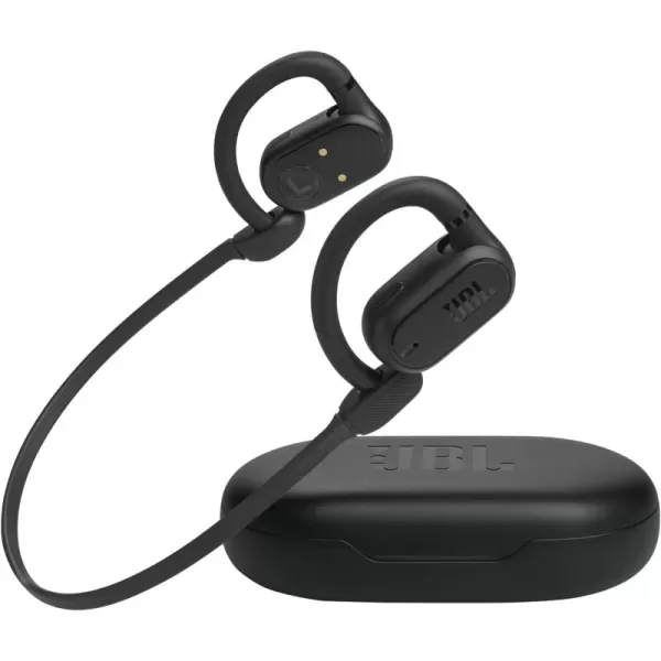 JBL SoundGear Sense - True wireless Open-ear headphones, OpenSound Technology, Splash and dust resistant, 4 mics for crisp, clear calls, Up to 24 hours of battery life, plus speed charge 
