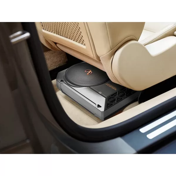 Infinity Basslink SM2- Powered, 8” Underseat Subwoofer with Remote Control