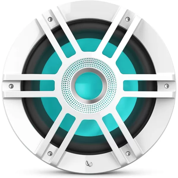 Infinity KAPPA1010MAM - Kappa Marine KAPPA1010M White 10" Premium RGB LED Subwoofer