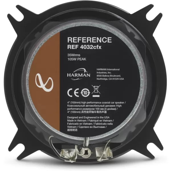 Infinity REF-4032CFX Reference 4 Inch Two-Way Car Audio Speakers