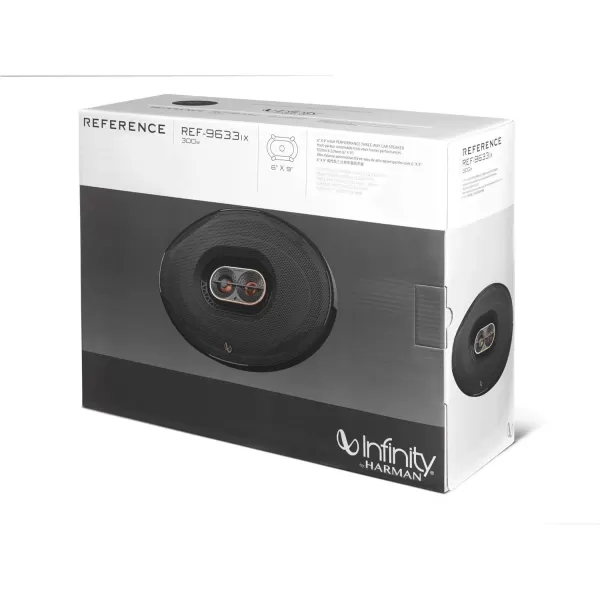 Infinity REF-9633IX Reference 6x9 Inch Three-Way Car Audio Speakers
