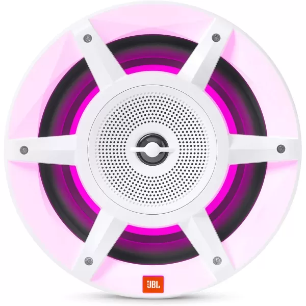 JBL - Mobile Stadium Marine Series 8" Premium Convertible 3 Way RGB Lighting WHITE
