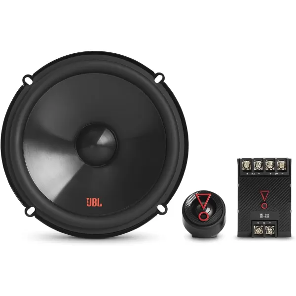JBL Stage 3607CF - 6.5" Two-way car audio component system w/crossover - No Grill