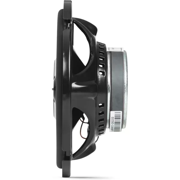 JBL Stage 3637F - 6.5" Three-way Car Audio Speaker, No Grill, Black