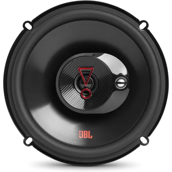 JBL Stage 3637F - 6.5" Three-way Car Audio Speaker, No Grill, Black