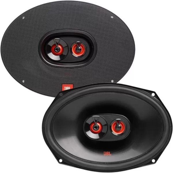 JBL Club 9632 - 6” x 9” Three-way car audio speaker, Black