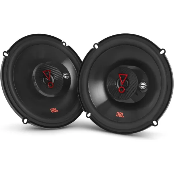 JBL Stage 3637F - 6.5" Three-way Car Audio Speaker, No Grill, Black