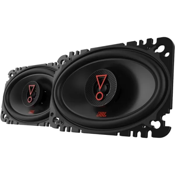 JBL Stage 36427 - 4" x 6" 2 Two-Way Car Audio Speaker, Black