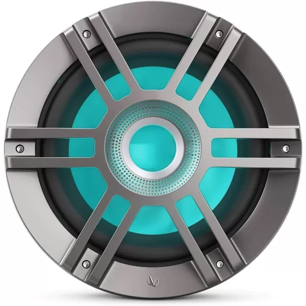 Infinity KAPPA1050MAM - Kappa Marine KAPPA1050M Titanium 10" Premium RGB LED Subwoofer