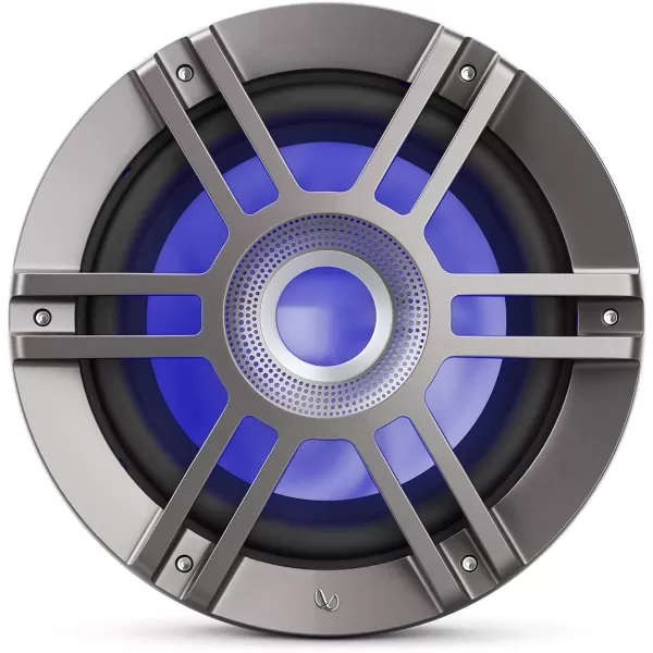 Infinity KAPPA1050MAM - Kappa Marine KAPPA1050M Titanium 10" Premium RGB LED Subwoofer