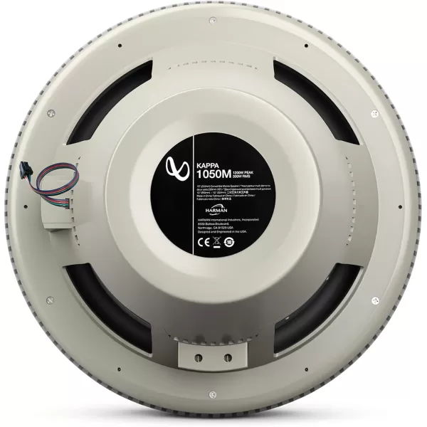 Infinity KAPPA1050MAM - Kappa Marine KAPPA1050M Titanium 10" Premium RGB LED Subwoofer