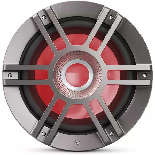 Infinity KAPPA1050MAM - Kappa Marine KAPPA1050M Titanium 10" Premium RGB LED Subwoofer